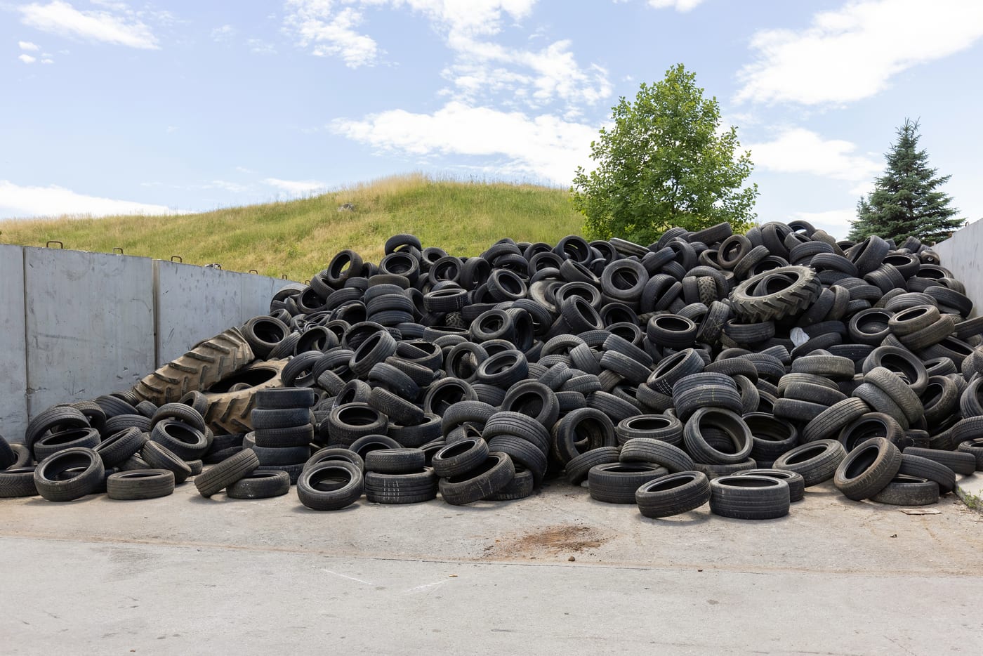 Recyclage des pneus usagés