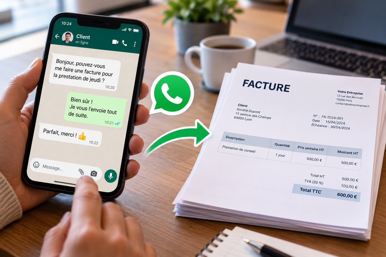 Interlocuteur dédié et facturation simple pour les pros