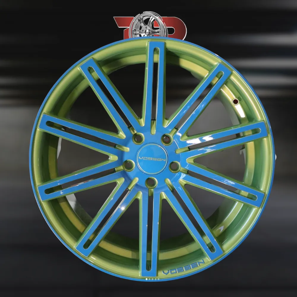 Jante thermolaquée dans une nouvelle couleur, réalisation J9R à Genève